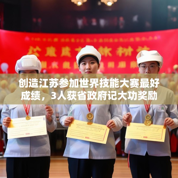创造江苏参加世界技能大赛最好成绩，3人获省政府记大功奖励
