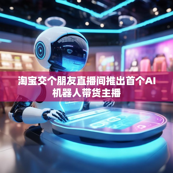 淘宝交个朋友直播间推出首个AI机器人带货主播