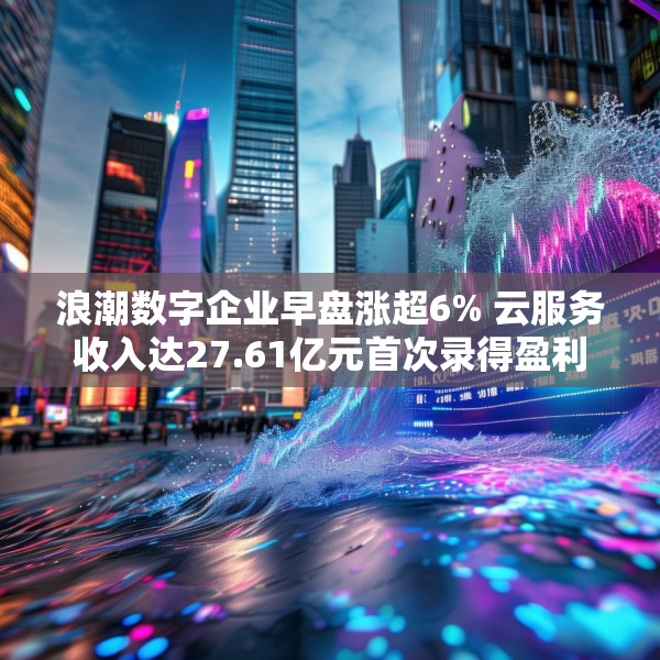 浪潮数字企业早盘涨超6% 云服务收入达27.61亿元首次录得盈利