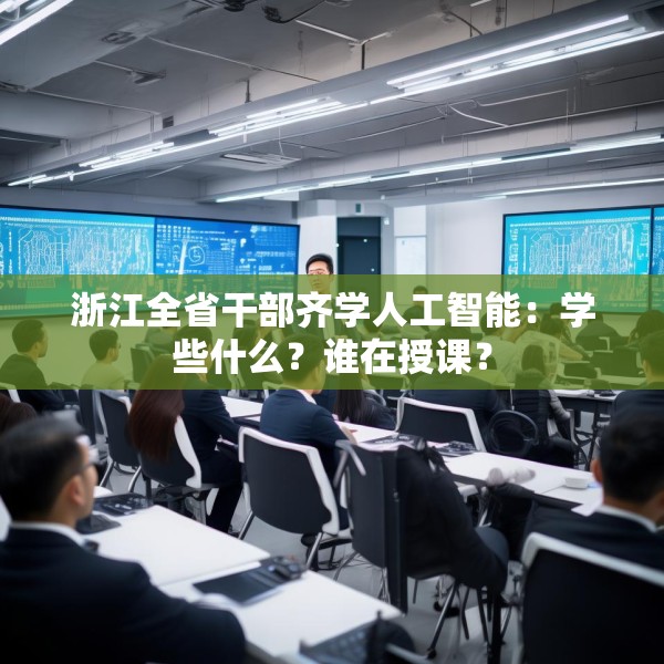 浙江全省干部齐学人工智能：学些什么？谁在授课？
