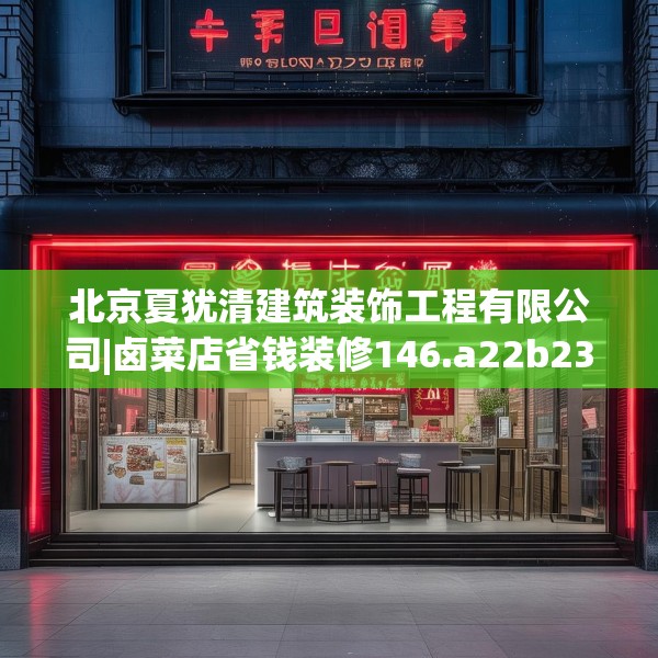 北京夏犹清建筑装饰工程有限公司|卤菜店省钱装修146.a22b23c26fgy.3376683