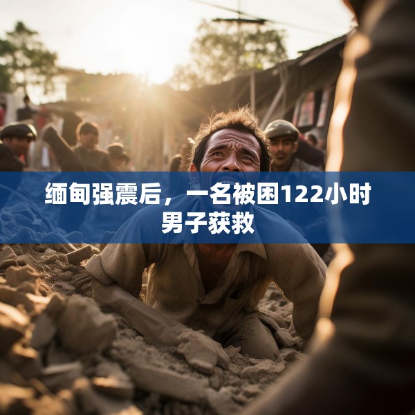 缅甸强震后，一名被困122小时男子获救