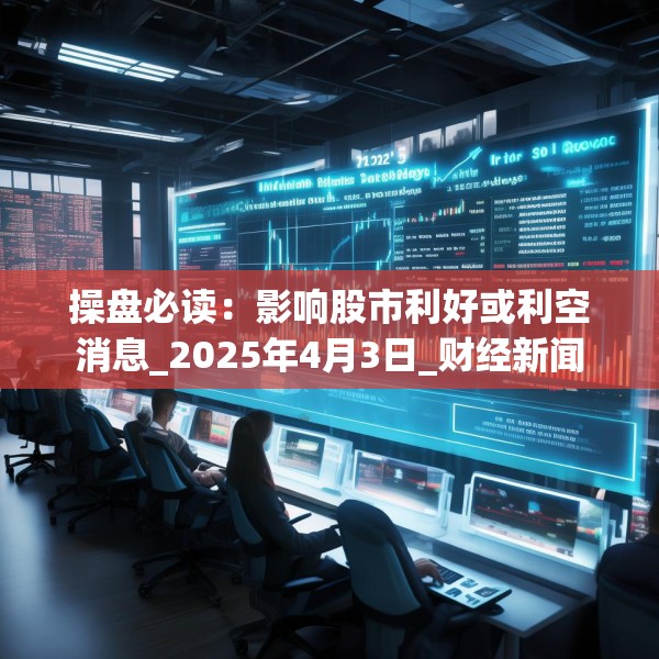 操盘必读：影响股市利好或利空消息_2025年4月3日_财经新闻
