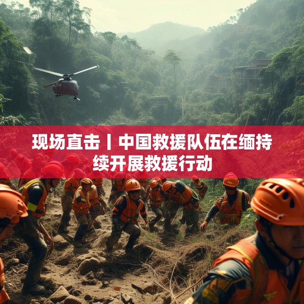 现场直击丨中国救援队伍在缅持续开展救援行动