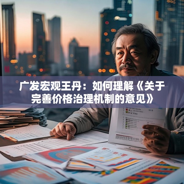 广发宏观王丹：如何理解《关于完善价格治理机制的意见》