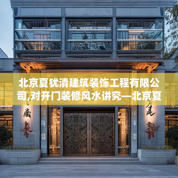 北京夏犹清建筑装饰工程有限公司,对开门装修风水讲究—北京夏犹清建筑装饰工程有限公司500.a376b377c380fgy.387xczxv