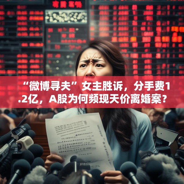 “微博寻夫”女主胜诉，分手费1.2亿，A股为何频现天价离婚案？