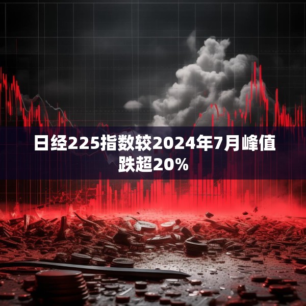 日经225指数较2024年7月峰值跌超20%