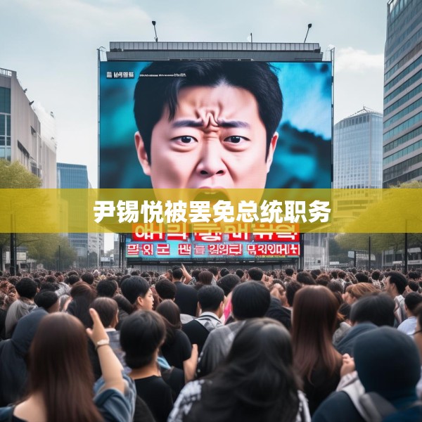 尹锡悦被罢免总统职务
