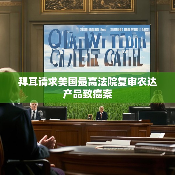 拜耳请求美国最高法院复审农达产品致癌案