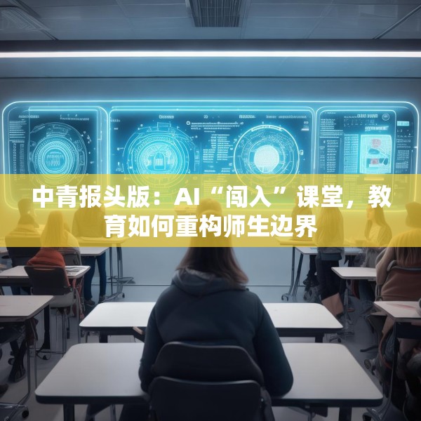 中青报头版：AI“闯入”课堂，教育如何重构师生边界