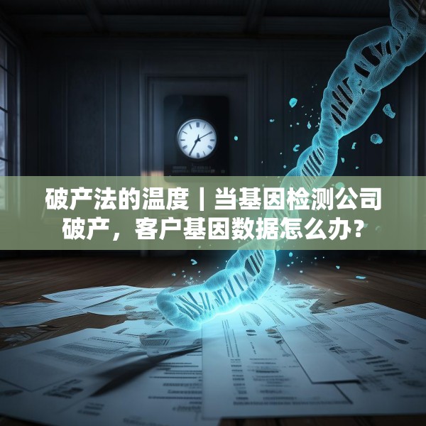 破产法的温度｜当基因检测公司破产，客户基因数据怎么办？