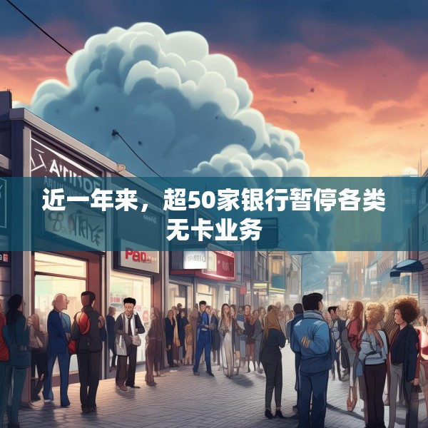 近一年来，超50家银行暂停各类无卡业务