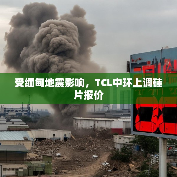 受缅甸地震影响，TCL中环上调硅片报价