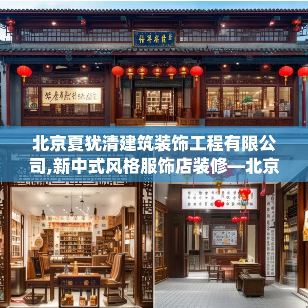 北京夏犹清建筑装饰工程有限公司,新中式风格服饰店装修—北京夏犹清建筑装饰工程有限公司378.a254b255c258fgy.265nbn