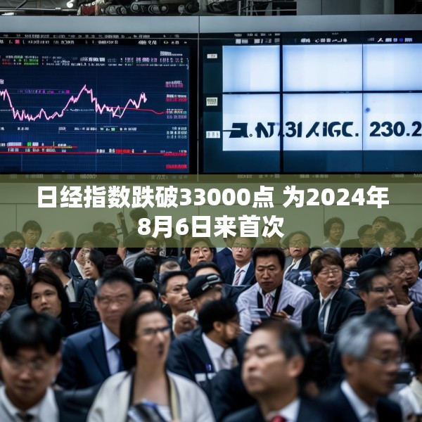 日经指数跌破33000点 为2024年8月6日来首次