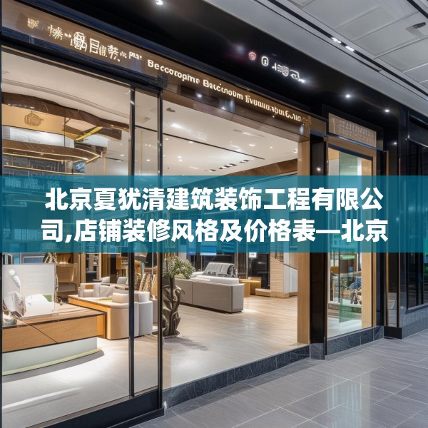 北京夏犹清建筑装饰工程有限公司,店铺装修风格及价格表—北京夏犹清建筑装饰工程有限公司605.a481b482c485fgy.492cvcx