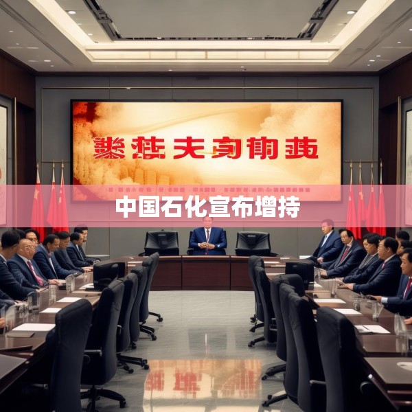 中国石化宣布增持
