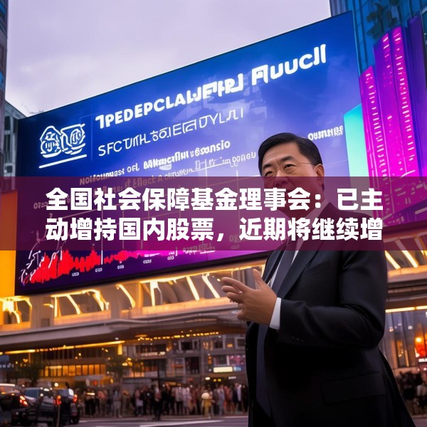 全国社会保障基金理事会：已主动增持国内股票，近期将继续增持