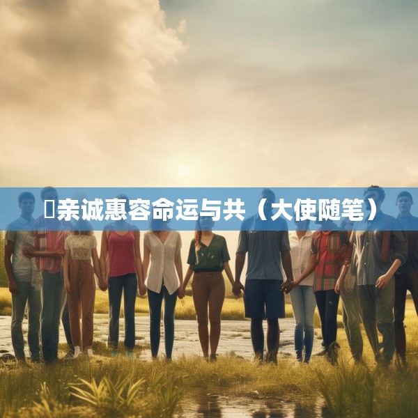 ​亲诚惠容命运与共（大使随笔）