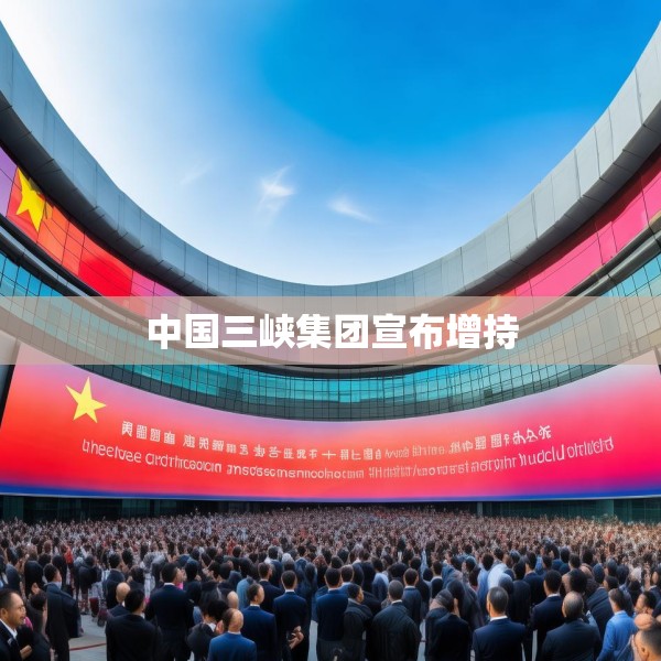中国三峡集团宣布增持