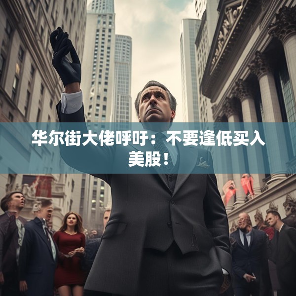 华尔街大佬呼吁：不要逢低买入美股！