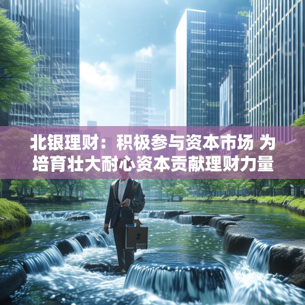 北银理财：积极参与资本市场 为培育壮大耐心资本贡献理财力量