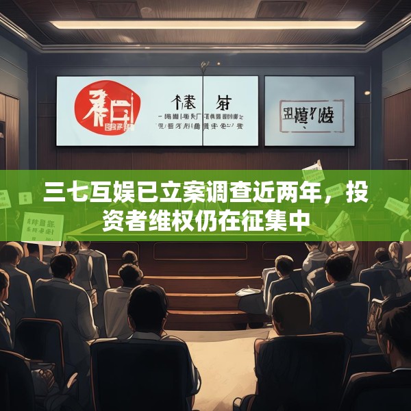 三七互娱已立案调查近两年，投资者维权仍在征集中