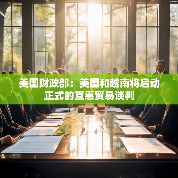 美国财政部：美国和越南将启动正式的互惠贸易谈判
