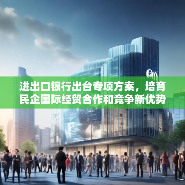 进出口银行出台专项方案，培育民企国际经贸合作和竞争新优势