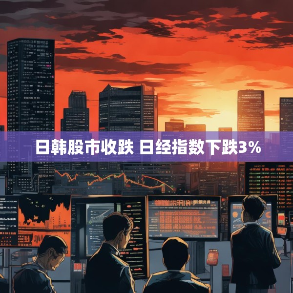 日韩股市收跌 日经指数下跌3%