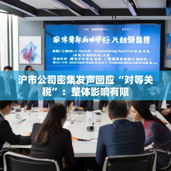 沪市公司密集发声回应“对等关税”：整体影响有限