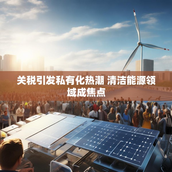 关税引发私有化热潮 清洁能源领域成焦点