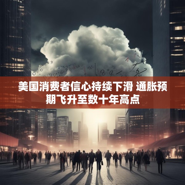 美国消费者信心持续下滑 通胀预期飞升至数十年高点
