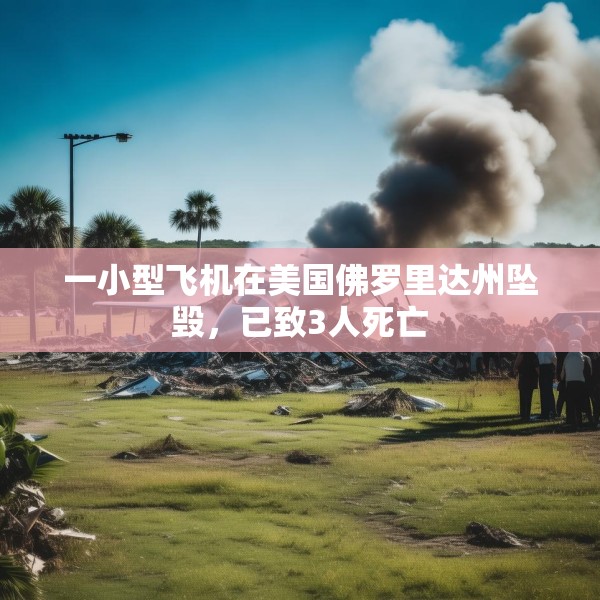 一小型飞机在美国佛罗里达州坠毁，已致3人死亡