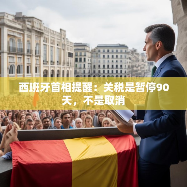 西班牙首相提醒：关税是暂停90天，不是取消