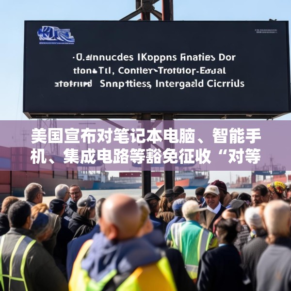 美国宣布对笔记本电脑、智能手机、集成电路等豁免征收“对等关税”