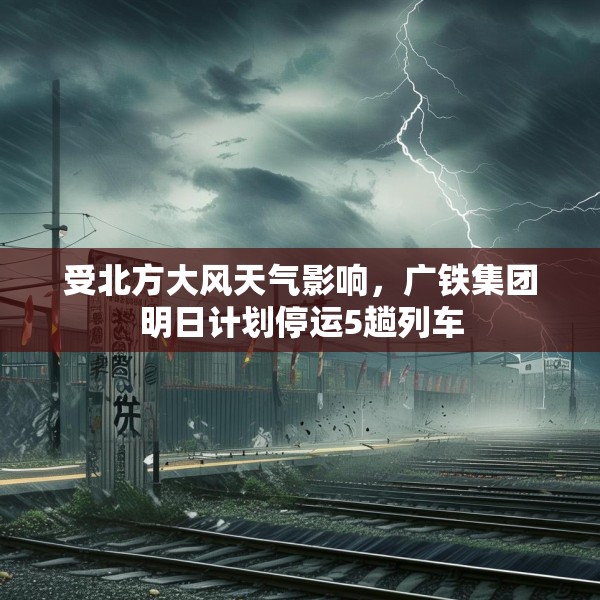 受北方大风天气影响，广铁集团明日计划停运5趟列车