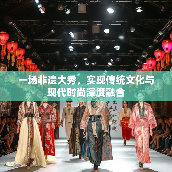一场非遗大秀，实现传统文化与现代时尚深度融合