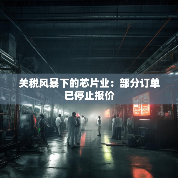 关税风暴下的芯片业：部分订单已停止报价