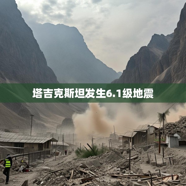 塔吉克斯坦发生6.1级地震