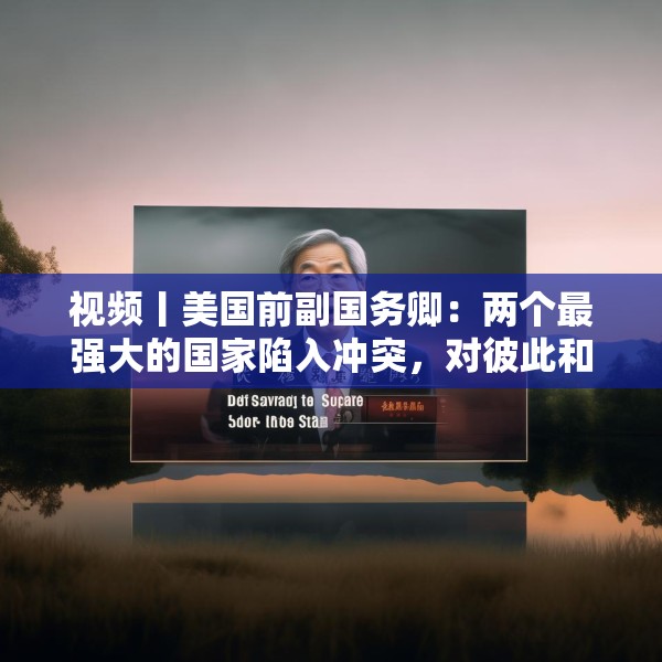视频丨美国前副国务卿：两个最强大的国家陷入冲突，对彼此和世界都无益处，中美两国合作需以信任为根基