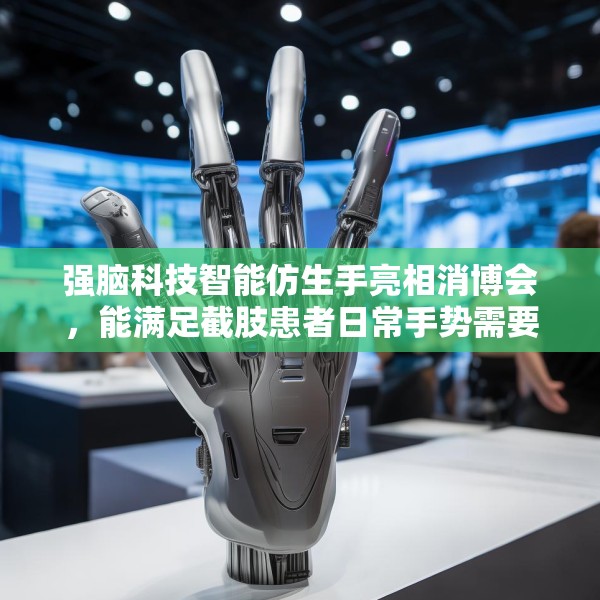 强脑科技智能仿生手亮相消博会，能满足截肢患者日常手势需要