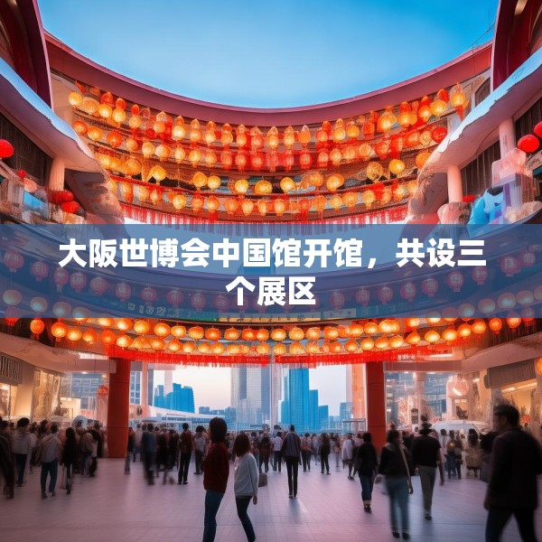 大阪世博会中国馆开馆，共设三个展区