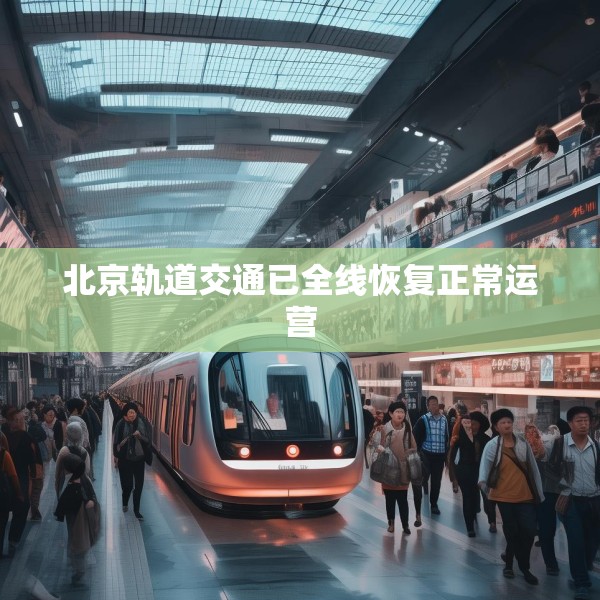 北京轨道交通已全线恢复正常运营