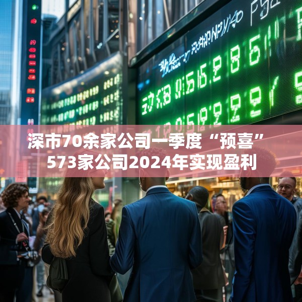 深市70余家公司一季度“预喜” 573家公司2024年实现盈利