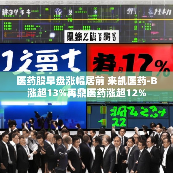 医药股早盘涨幅居前 来凯医药-B涨超13%再鼎医药涨超12%