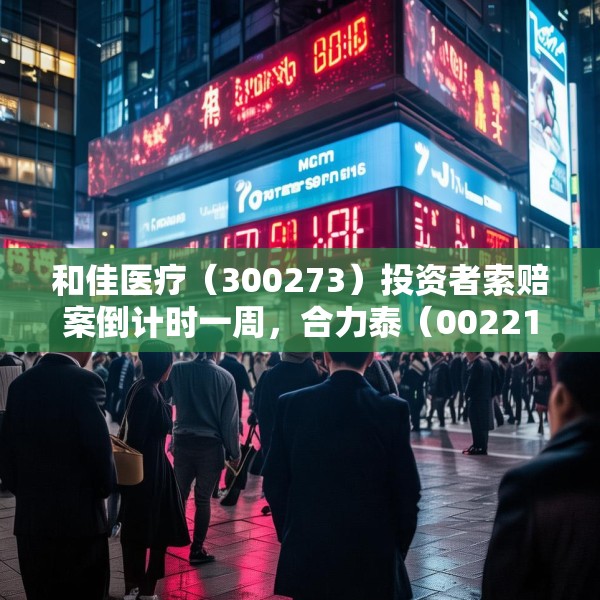 和佳医疗（300273）投资者索赔案倒计时一周，合力泰（002217）内幕交易索赔持续推进