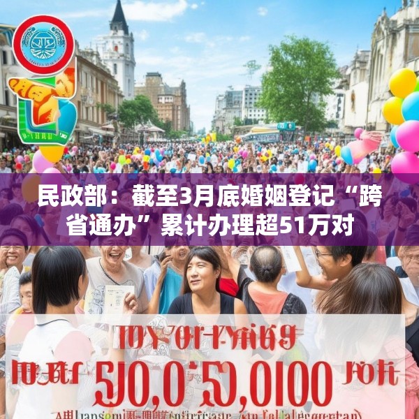 民政部：截至3月底婚姻登记“跨省通办”累计办理超51万对