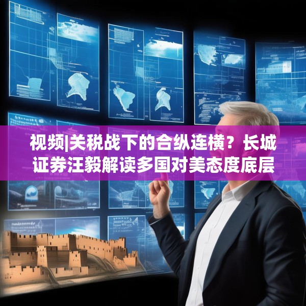 视频|关税战下的合纵连横？长城证券汪毅解读多国对美态度底层逻辑